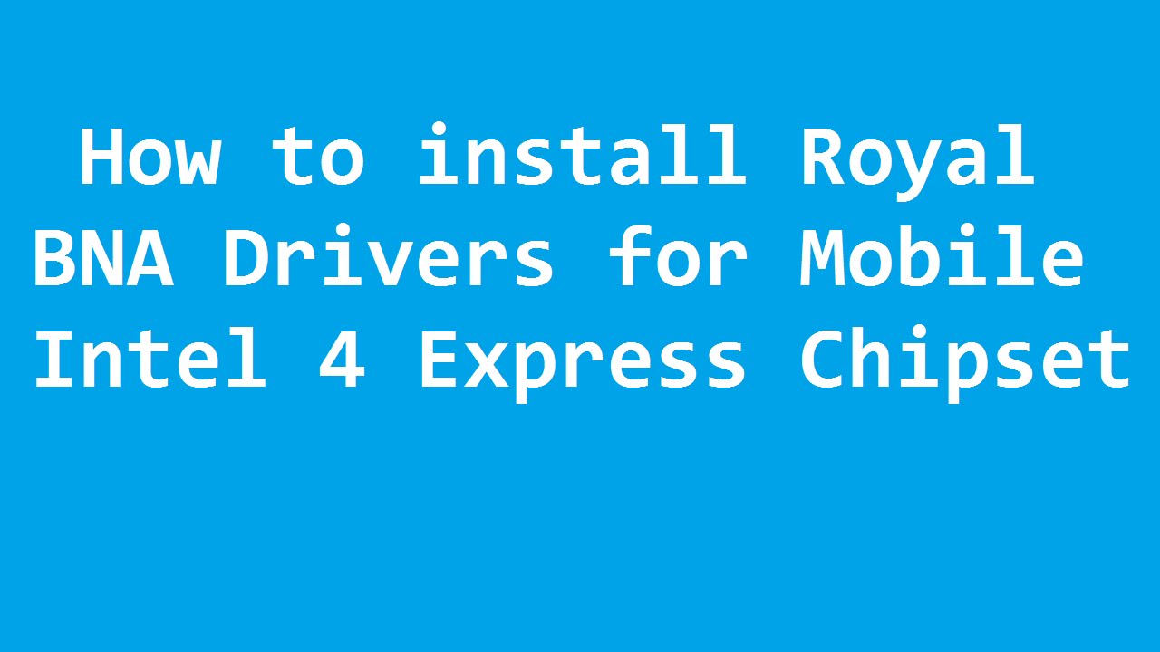royal bna driver 64 bit windows 7